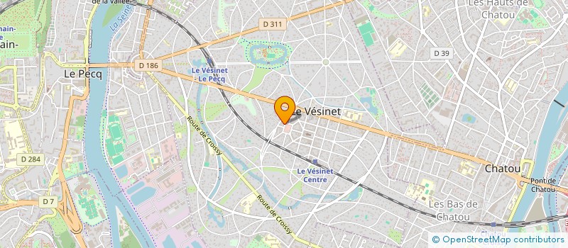 localisation de l'entreprise PH ASSOCIES  LE VESINET