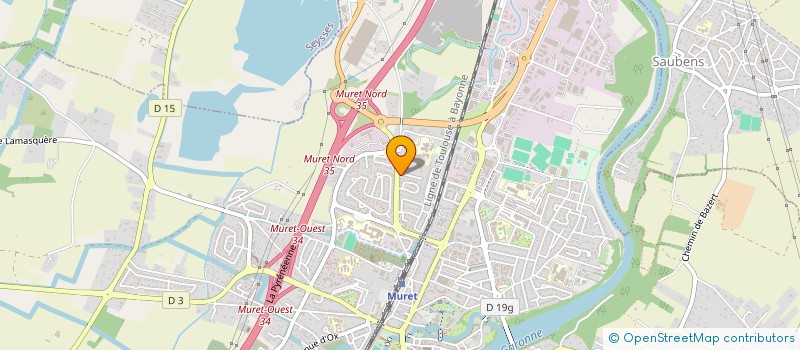 localisation de l'entreprise PH'AST 31  PORTET-SUR-GARONNE