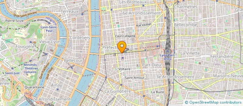 localisation de l'entreprise PH AVOCAT  LYON