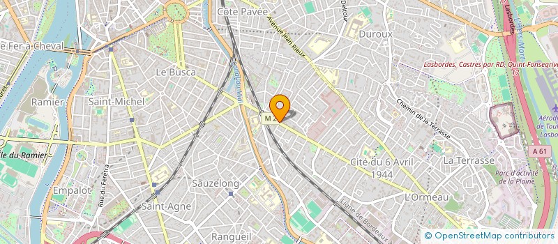 localisation de l'entreprise PH. CESTAN HOLDING à TOULOUSE