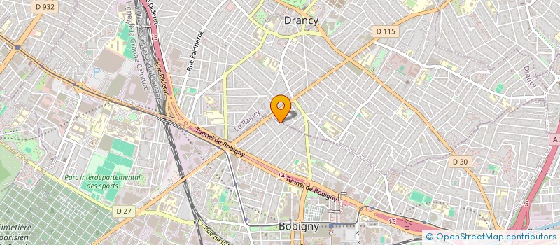 localisation de l'entreprise PH CLEAN à BOBIGNY