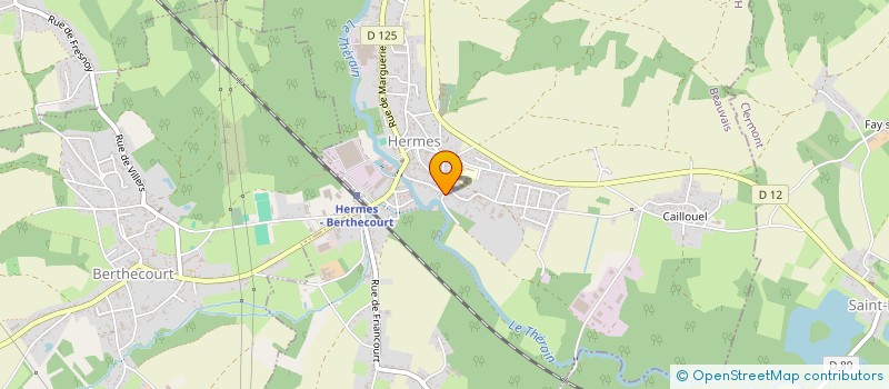 localisation de l'entreprise PH-CLEM BOIS à HERMES