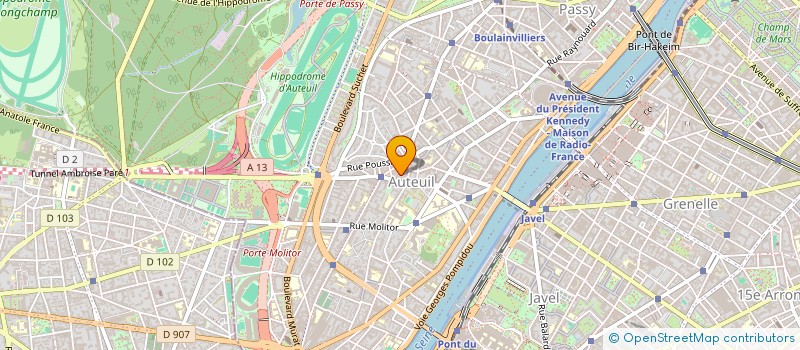 localisation de l'entreprise PH COMMUNICATION  LA PUBLICITE PAR L OBJ  PARIS