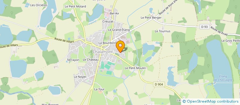 localisation de l'entreprise PH CONCEPT à CHALAMONT