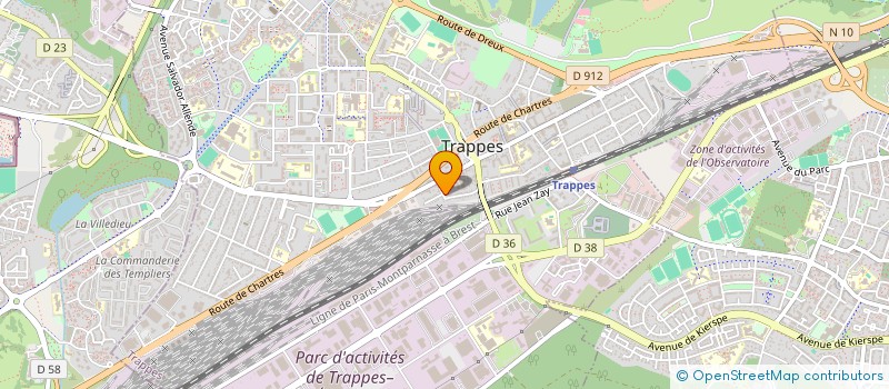 localisation de l'entreprise PH CONSTRUCTION à TRAPPES