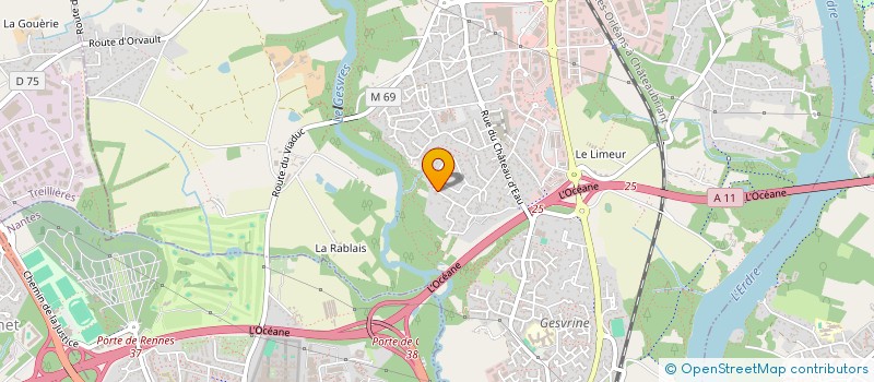 localisation de l'entreprise PH CONSULT'PARTNER à LA CHAPELLE-SUR-ERDRE