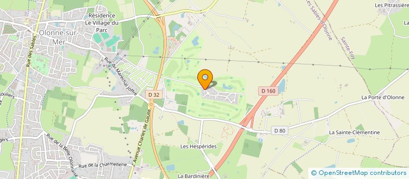 localisation de l'entreprise PH.D HOLDING à LES SABLES D'OLONNE