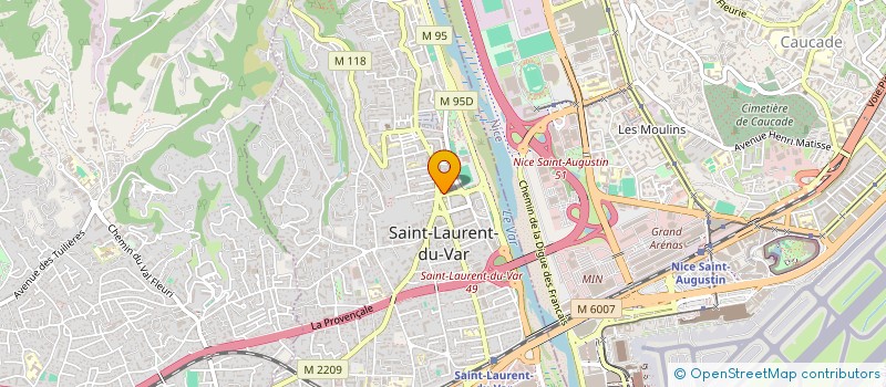 localisation de l'entreprise PH.D INGENIERIE à SAINT-LAURENT-DU-VAR