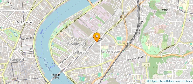 localisation de l'entreprise PH.DUCASSE PEINTURE  BORDEAUX