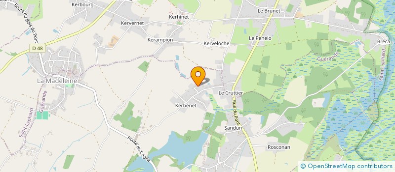 localisation de l'entreprise PH ENTERPRISE  GUERANDE