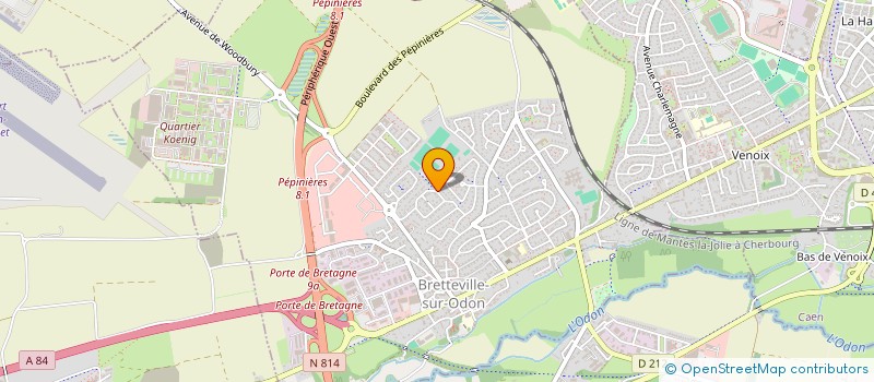 localisation de l'entreprise PH.EUGENE  BRETTEVILLE-SUR-ODON