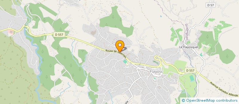 localisation de l'entreprise PH.F  FLAYOSC