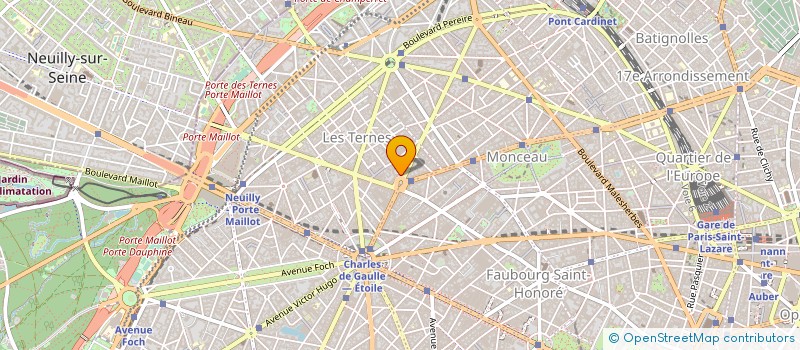 localisation de l'entreprise PH FINANCE à PARIS