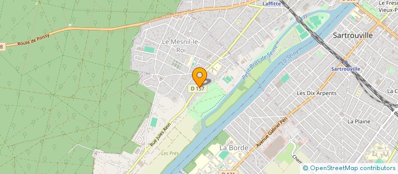 localisation de l'entreprise PH FRAGRANCES  LE MESNIL-LE-ROI