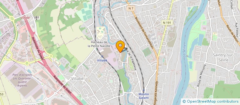 localisation de l'entreprise PH HOLDING à CORBEIL-ESSONNES