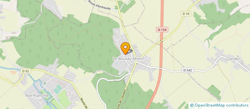 localisation de l'entreprise PH IMMO  LE BOULAY-MORIN