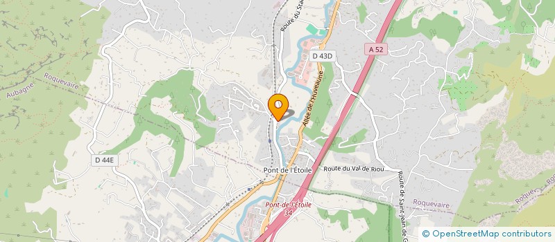 localisation de l'entreprise PH-IMMOB  ROQUEVAIRE