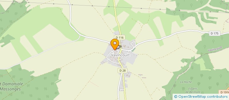localisation de l'entreprise PH INVEST à VAVINCOURT