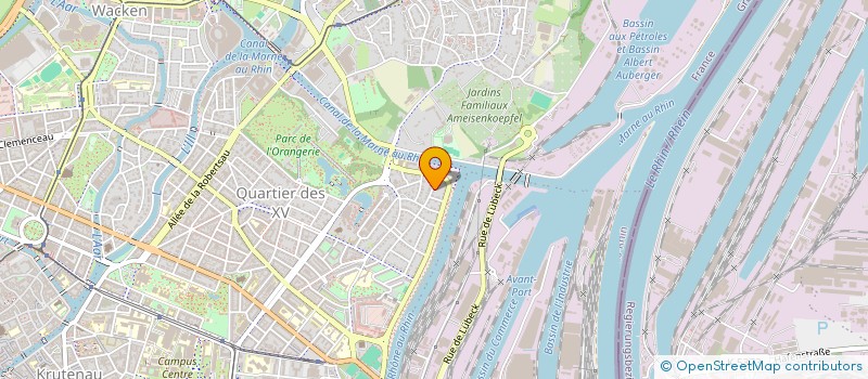 localisation de l'entreprise PH INVEST  STRASBOURG