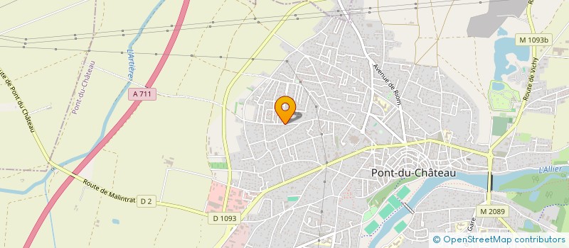 localisation de l'entreprise PH INVEST  PONT-DU-CHATEAU