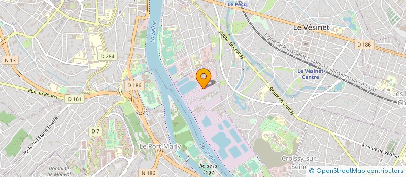 localisation de l'entreprise PH INVESTISSEMENTS à CROISSY-SUR-SEINE