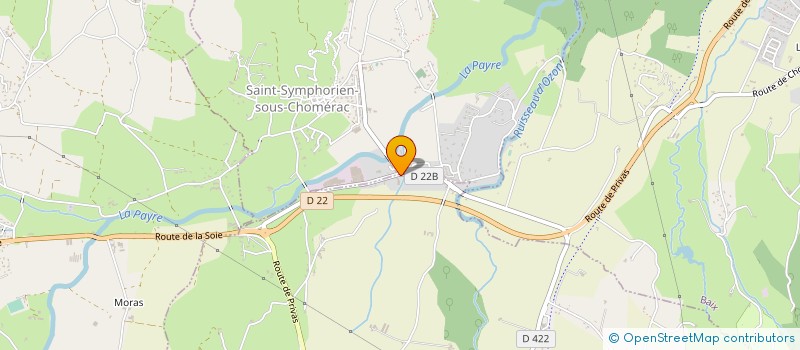 localisation de l'entreprise PH LE CROUSANSON  SAINT-LAGER-BRESSAC