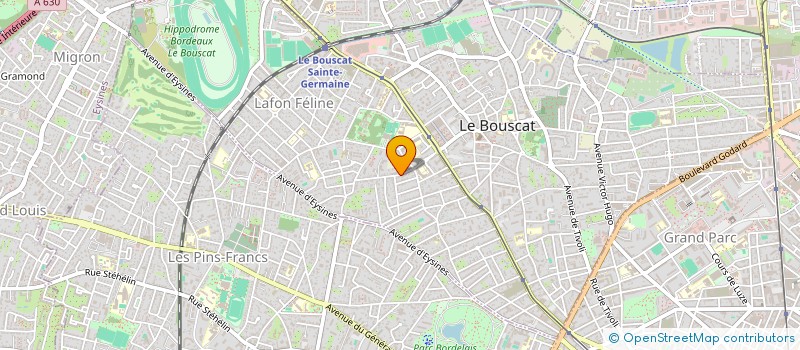 localisation de l'entreprise PH.MD CONSEIL  LE BOUSCAT