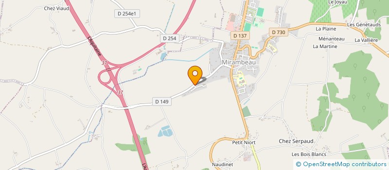 localisation de l'entreprise PH&NIX  MIRAMBEAU