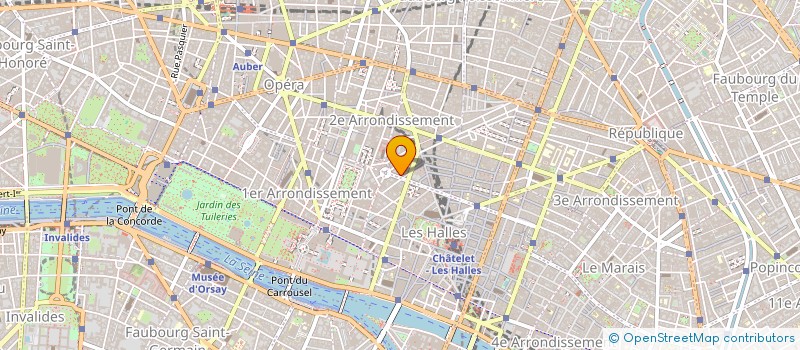 localisation de l'entreprise PH ONE à PARIS