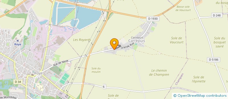 localisation de l'entreprise PH PATRIMOINE  VERPILLIERES