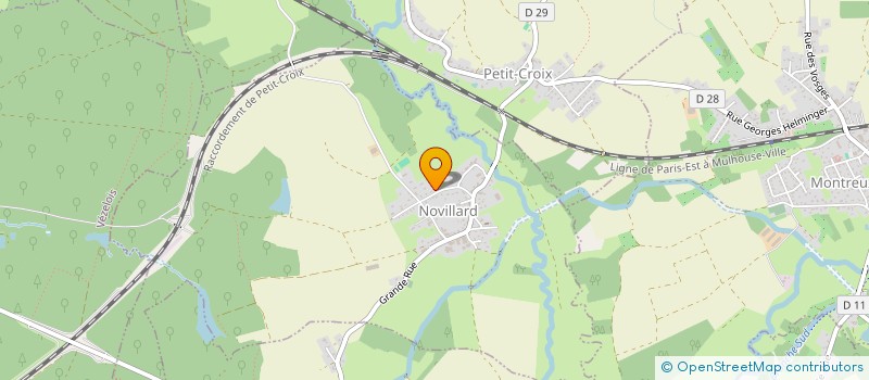 localisation de l'entreprise PH PISCINE  BESSONCOURT