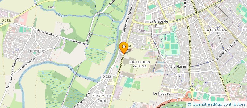 localisation de l'entreprise PH PRO à FLEURY-SUR-ORNE