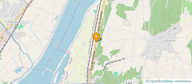 localisation de l'entreprise PH RESTAURATION  SAVASSE