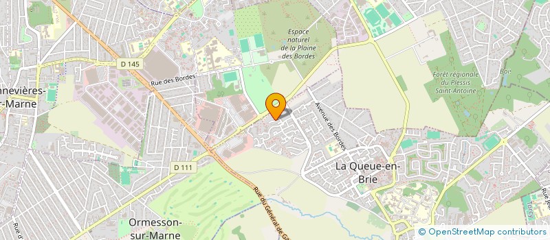 localisation de l'entreprise PH-ROY BET RHEA  LA QUEUE-EN-BRIE