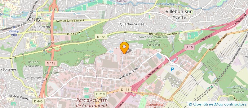 localisation de l'entreprise PH SERVICES à VILLEBON-SUR-YVETTE
