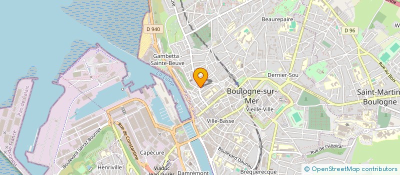 localisation de l'entreprise PH SERVICES à BOULOGNE-SUR-MER
