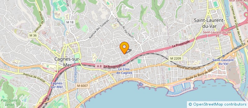 localisation de l'entreprise PH SIGNATURE à CAGNES-SUR-MER