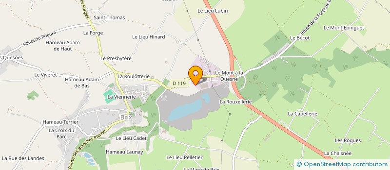 localisation de l'entreprise PH SOLUTION D'ISOLATION à BRIX