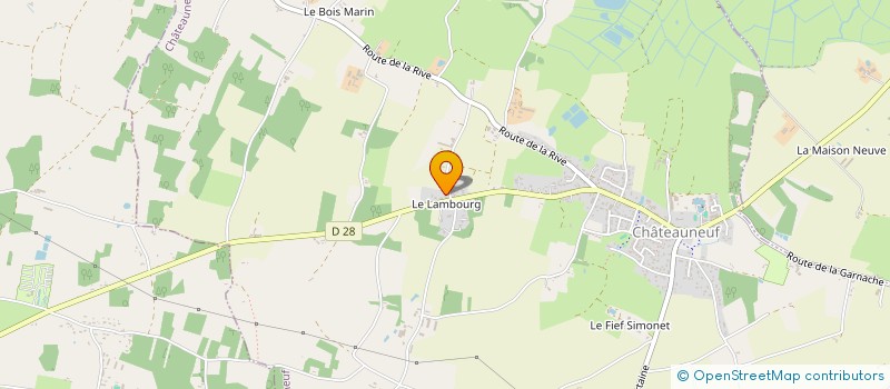 localisation de l'entreprise PH VENDEE  CHATEAUNEUF