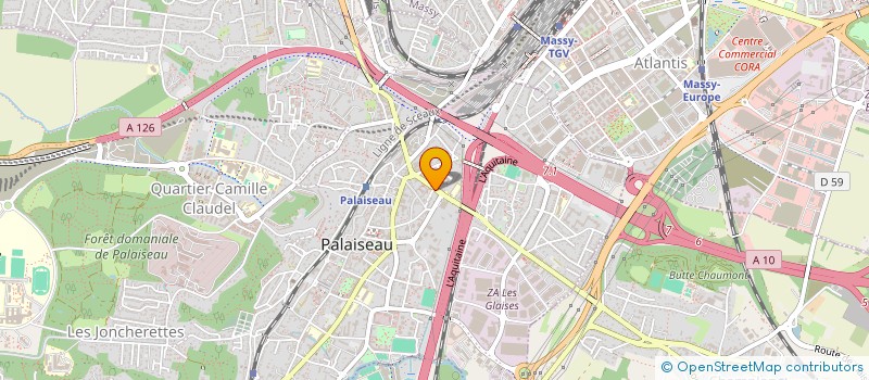 localisation de l'entreprise PH2NX CORP à PALAISEAU