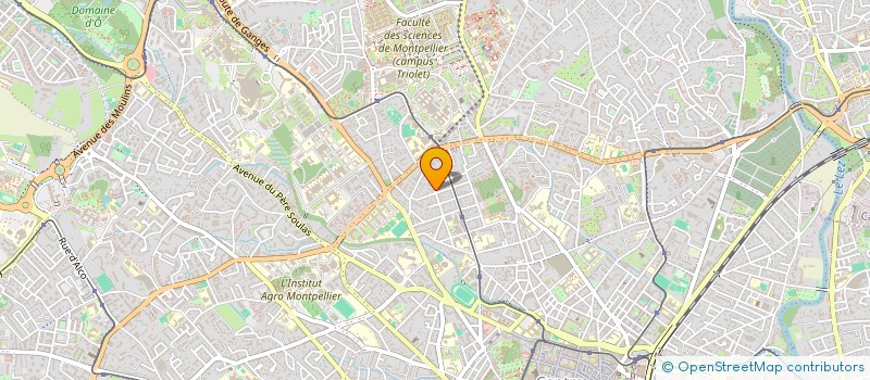 localisation de l'entreprise PH4-GAMMA à MONTPELLIER