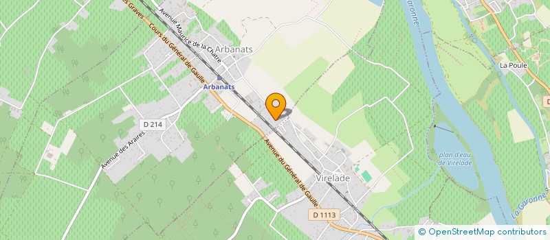 localisation de l'entreprise PH7  ARBANATS