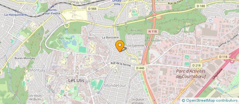 localisation de l'entreprise PHA SOL (PHARMACIENS SOLIDAIRES) à ORSAY