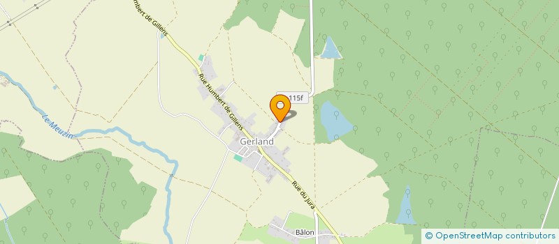 localisation de l'entreprise PHACELIAE  GERLAND