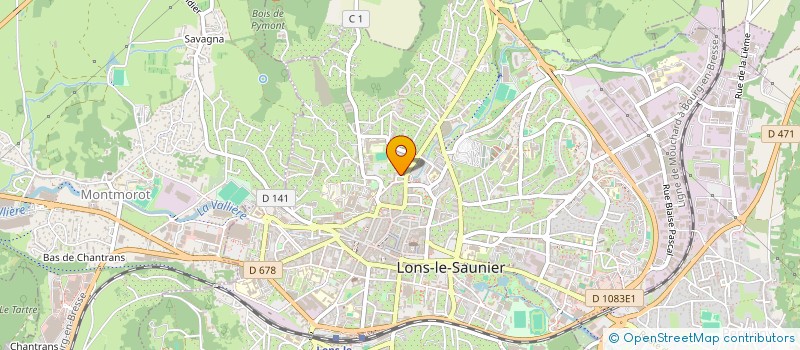 localisation de l'entreprise PHACO  LONS-LE-SAUNIER