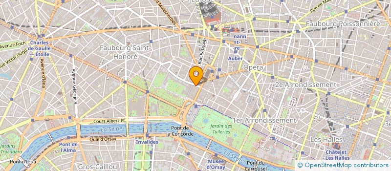 localisation de l'entreprise PHACO INVEST  PARIS