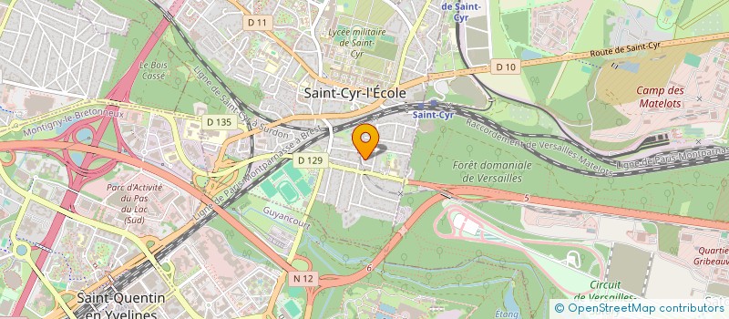 localisation de l'entreprise PHACOACADEMY  SAINT-CYR-L'ECOLE