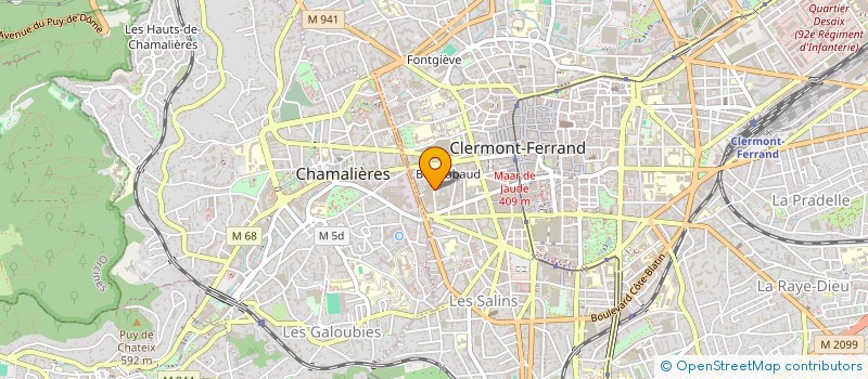 localisation de l'entreprise PHAE  CLERMONT-FERRAND