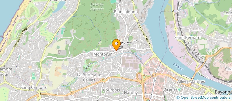 localisation de l'entreprise PHAETON à ANGLET