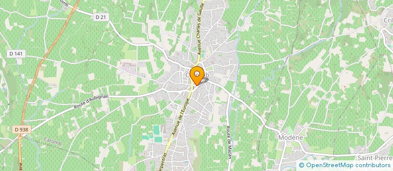 localisation de l'entreprise PHAETON TRANSPORTS  CAROMB